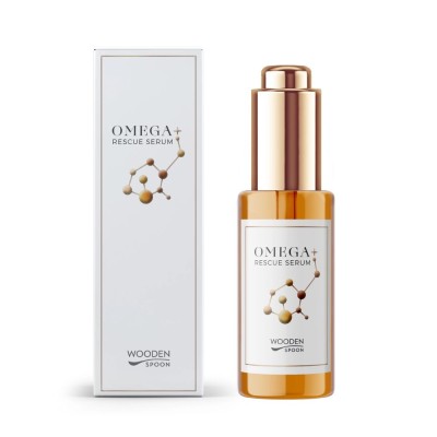 Ser premium pentru noapte Omega+ Rescue, 30ml, Wooden Spoon foto