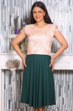 Cumpara ieftin Rochie Eleganta Flamenco Verde - 46Marimea, Yves