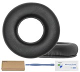 Set 2 bureti pentru casti Sony WH-CH520 / WH-CH510 / WH-CH500 On-Ear - Negru - Spuma cu memorie - Piele ecologica