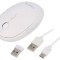 Mouse optic wireless LOGILINK alb USB A Bluetooth 4.0 10m