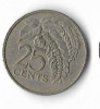 Moneda 25 cents 1979 - Trinidad Tobago, America Centrala si de Sud
