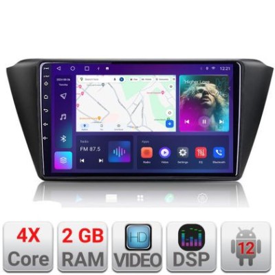 Navigatie Skoda Fabia 2015- A-541 2+32 GB Android Waze USB Navigatie Internet Youtube Radio CarStore Technology foto