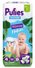 Scutece Pufies Fashion Nature, Maxi Pack, 4 Maxi, 9-14 kg, 54 buc foto