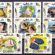 Dubai 1969 fauna pesti MI 345-352 MNH