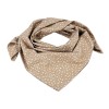 Batic bumbac, imprimeu floral, 65 x 65 cm Bej