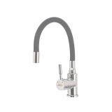 Baterie Chiuveta Bucatarie, Pipa Flexibila, Montare Blat/Chiuveta, Gri, Aquablue/Avital/Brigg/Cook&amp;Lewis/Fala/Ferro/Goodhome/Grohe/Kidson