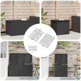 vidaXL Hinge 2 pcs Argintiu 50 x 38 x 1,3 mm Oțel 864662