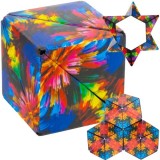 Cub anti-stres magnetic cu 72 de combinatii, multicolor