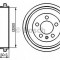 Tambur frana SKODA FABIA I Limuzina (6Y3) (1999 - 2007) BOSCH 0 986 477 133