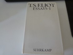 Essays I- T.S.Eliot