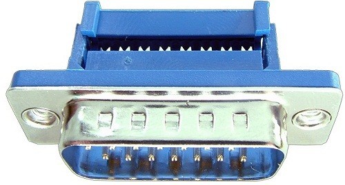 Conector DB15, tata, sertizare, pe cablu - 124012