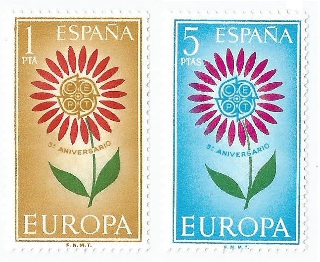 |Spania, Europa CEPT, 1964, MNH