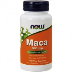 NOW Maca 500mg - 100 Capsule foto