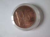 Cehia/Republica Cehă 5 Euro Cent 2003 moneda specimen proba/test, Circulata, Iasi, Printata