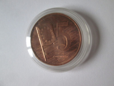 Cehia/Republica Cehă 5 Euro Cent 2003 moneda specimen proba/test foto