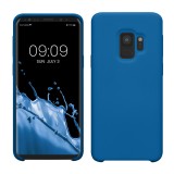 Husa kwmobile pentru Samsung Galaxy S9, Silicon, Albastru, 44182.228, Carcasa