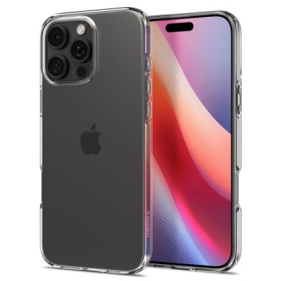 Husa pentru iPhone 16 Pro Max - Spigen Liquid Crystal - Crystal Clear foto