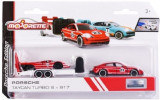 Set 2 masinute si remorca - Porsche Taycan | Majorette