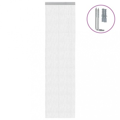 Paravan de ușă cu lanț, 56x186 cm, aluminiu foto