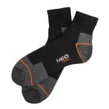 Sosete de lucru scurte NEO TOOLS, marimea 39-42, negre, &icirc;ntarite