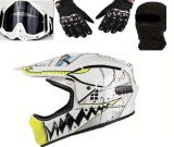 Cumpara ieftin Casca moto off road/atv/cross /enduro/+Ochelari+Manusi +cagula ,produse noi, marimi XL si XXL