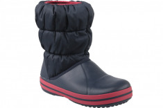 Cizme de iarna Crocs Winter Puff Boot Kids 14613-485 albastru marin foto