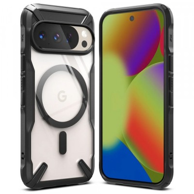 Husa MagSafe pentru Google Pixel 10 Pro / 10, Ringke, Fusion X, Neagra foto