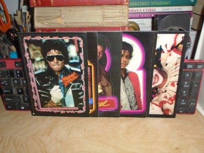 COLECTIE STICKERE MICHAEL JACKSON , COLLECT ALL 13 , 1984 foto