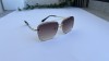 Ochelari de soare Dita Mach Six - Rama aurie Lentile maro degrade, Rectangulara, Unisex, Protectie UV 100%
