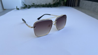 Ochelari de soare Dita Mach Six - Rama aurie Lentile maro degrade foto