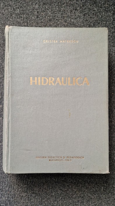 HIDRAULICA - Cristea Mateescu