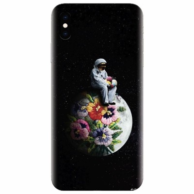 Husa silicon pentru Apple Iphone XS Max, Astronaut foto