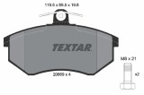 TEXTAR 2066921 set placute frana,frana disc