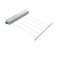 Uscator Rufe Retractabil, KlaussTech, 5 Sfori, Marime Standard Rezistent, Alb