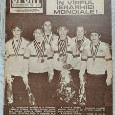 Revista SPORT nr. 10 -Octombrie 1987 - Armatura Zalau, ASA Tg. Mures