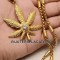 Set Lant inox si Pandantiv Frunza - MARIJUANA - LC32B