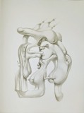 Jules PERAHIM - Compozitie Erotica 8, Heliogravura pe hartie Arches, 1972