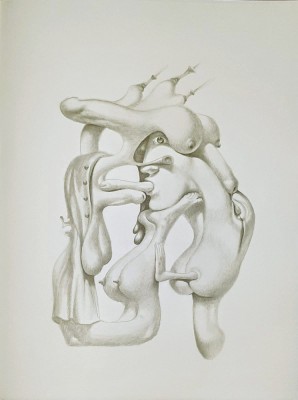 Jules PERAHIM - Compozitie Erotica 8, Heliogravura pe hartie Arches, 1972 foto