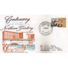 Australia 1969 - 100th Asezarea Teritoriului de Nord, FDC circulata