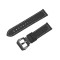 Curea piele naturala compatibila Fossil Gen 5 Smartwatch, Telescoape QR, 22mm, Negru Mat