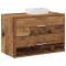 vidaXL Dulap cu 2 sertare Lemn vechi 60x31x40 cm Lemn prelucrat 858835