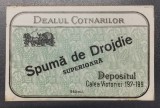 Rom&acirc;nia etichetă vin Spuma de drojdie