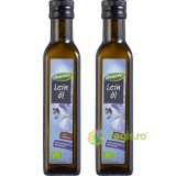 Pachet Ulei de In Virgin Presat la Rece Ecologic/Bio 250ml+250ml