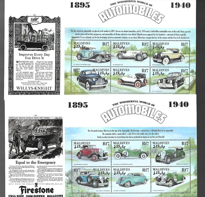 maldives auto mnh