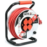 Yato YT-8108 - Derulator cablu electric 50 m 4 prize cu maner