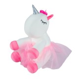 Cumpara ieftin Pernita din material textil, Unicorn cu fustita