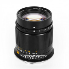 Obiectiv TTArtisan 50mm f/1.4 Negru pentru Canon RF-Mount