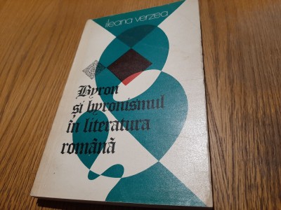 ILEANA VERZEA (dedicatie-autograf lui Eugen Barbu) - BYRON si Byronismul -1977 foto