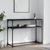 VidaXL Măsuță consolă, negru, 100x35,5x75 cm, lemn compozit