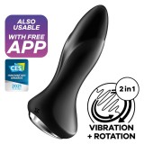 Satisfyer-Rotator Plug 1+ Dop Anal Vibrant cu Aplicație